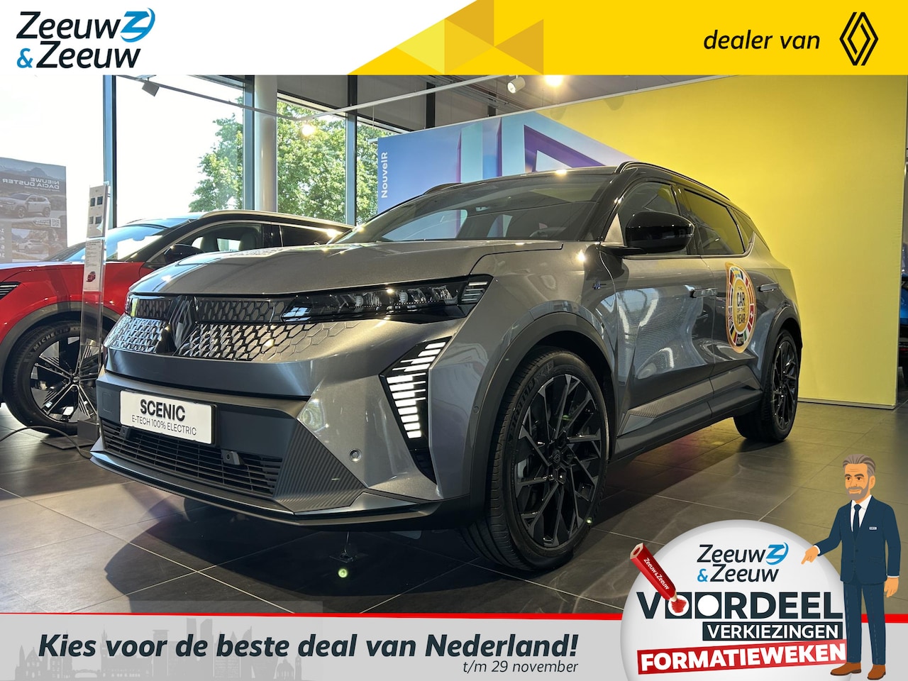 Renault Scenic E-Tech - EV87 long range esprit Alpine | Nu leverbaar met €2.000,- extra Zeeuw & Zeeuw voorraadkort - AutoWereld.nl