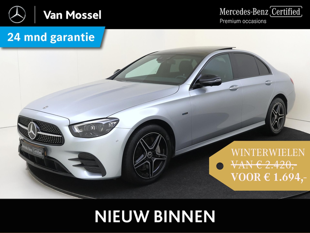 Mercedes-Benz E-klasse - 300 e Business Solution AMG / Panoramadak/ Burmester/ Memory/ Night/ - AutoWereld.nl