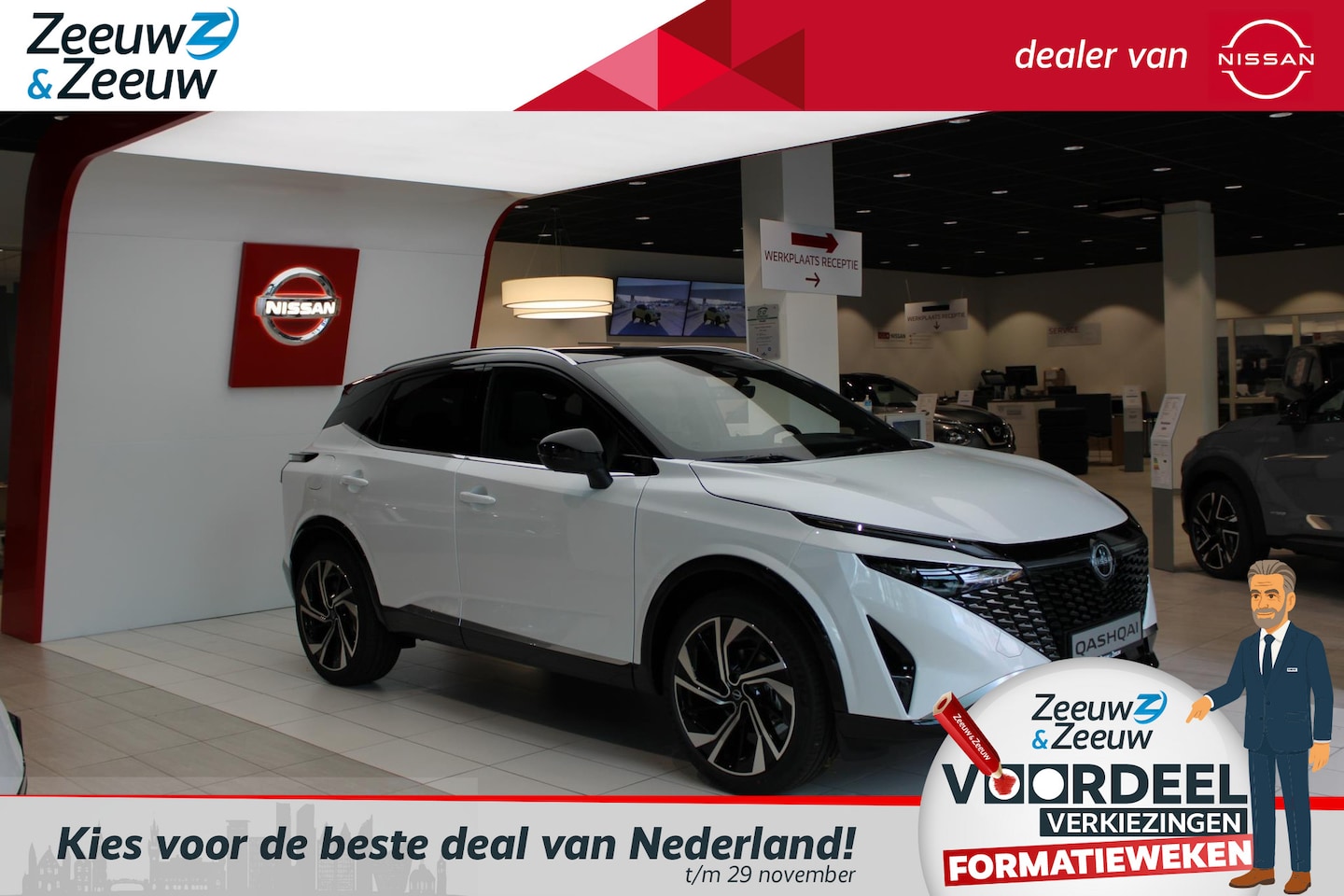 Nissan Qashqai - 1.3 MHEV Xtronic Tekna Plus | €3.000,- VOORRAAD KORTING! | FULL OPTION | - AutoWereld.nl