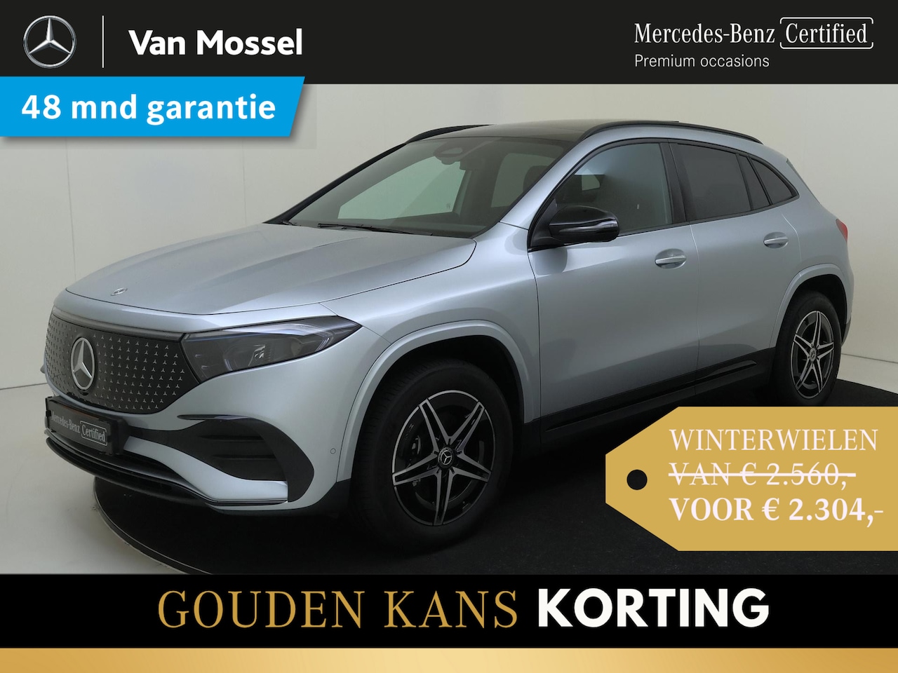 Mercedes-Benz EQA - 250+ AMG-Line71 kWh / Stoelverwarming / Achteruitrijcamera / Night-Pakket / Panorama-schui - AutoWereld.nl