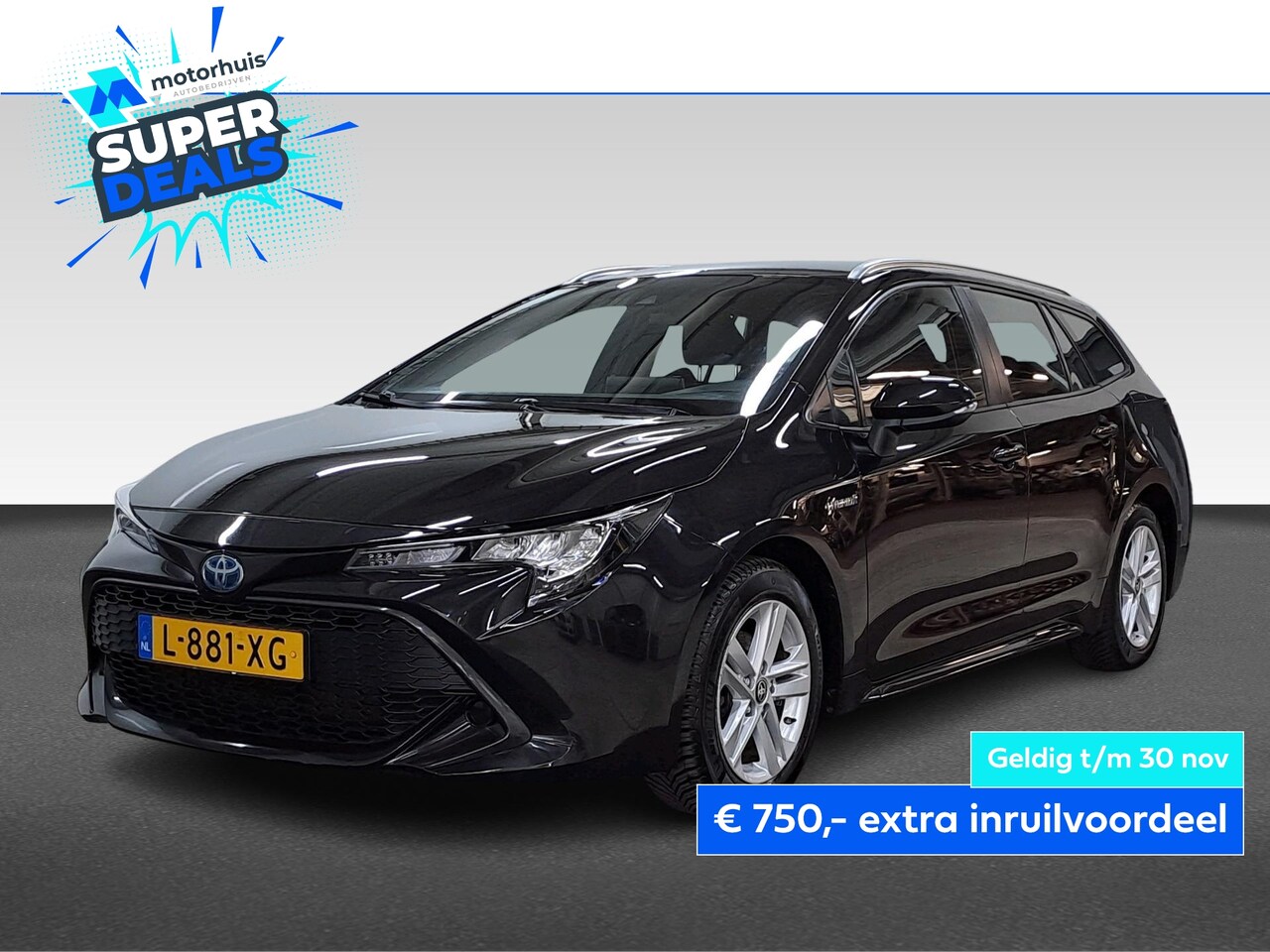Toyota Corolla Touring Sports - 1.8 HYBRID 122PK AUTOMAAT ACTIVE ECC TEL CAMERA CARPLAY NAP - AutoWereld.nl