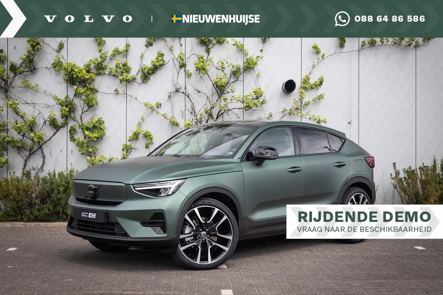 Volvo EC40 - Single Motor Plus 69kWh | Adaptieve Cruise Control | 22 Inch lichtmetalen velgen | Black P - AutoWereld.nl