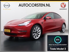 Tesla Model 3 - Long Range AWD 75kWh 463PK 19"Lmv FSD-3 Computer Premium Audio AutoPilot Panoramadak Camer
