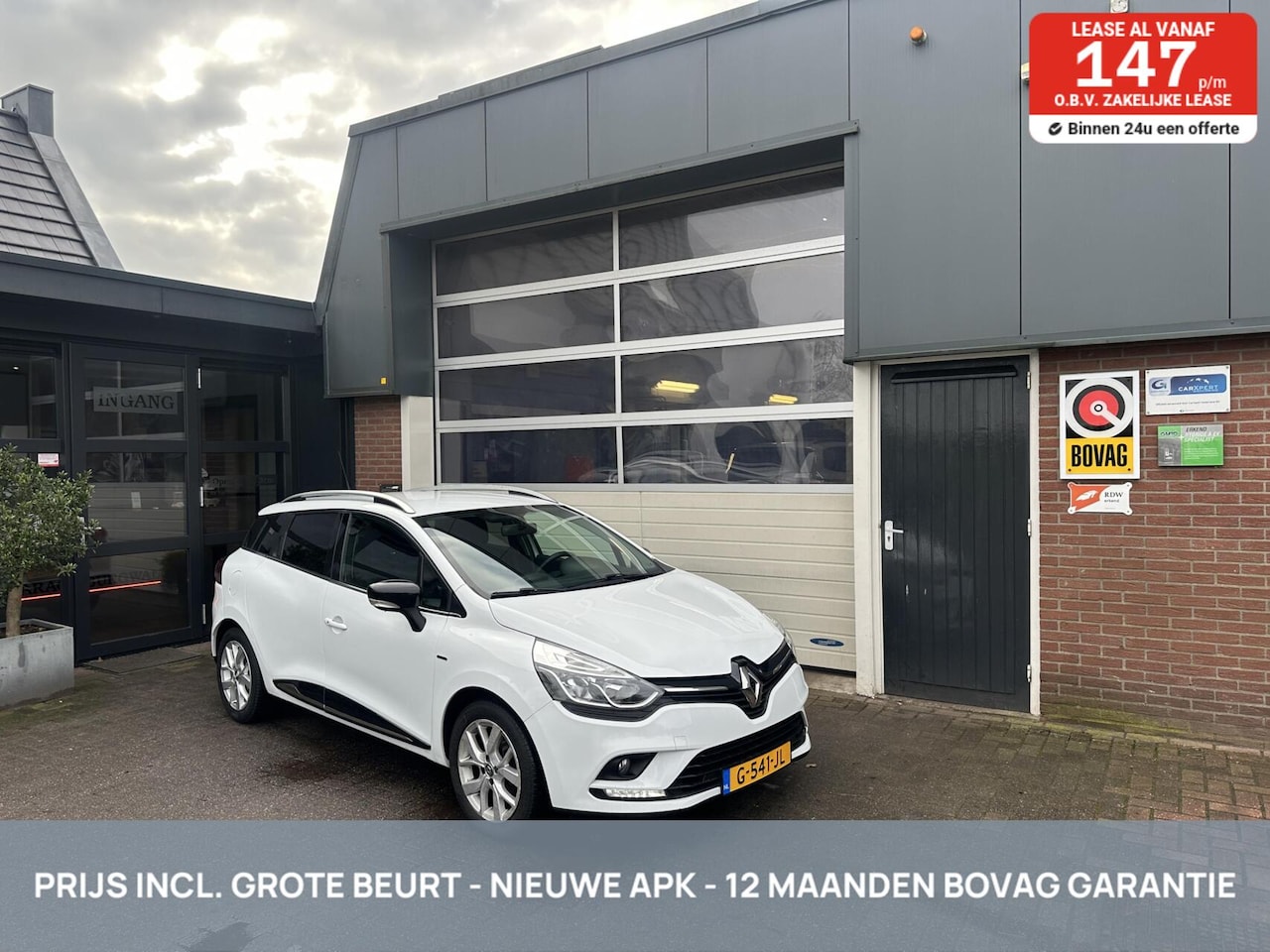 Renault Clio Estate - 0.9 TCe Limited CARPLAY/CRUISE *ALL-IN PRIJS* - AutoWereld.nl