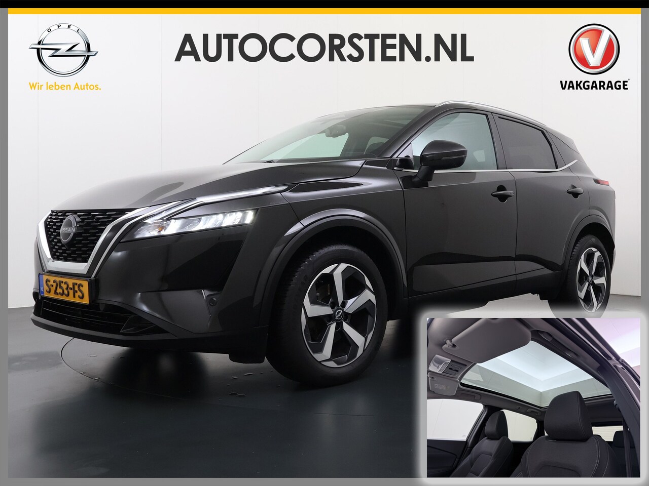 Nissan Qashqai - AUT T 158PK MHEV N-Connecta Pano-dak 360°Camera Adaptieve Cruise Hybrid Apple Carplay Andr - AutoWereld.nl