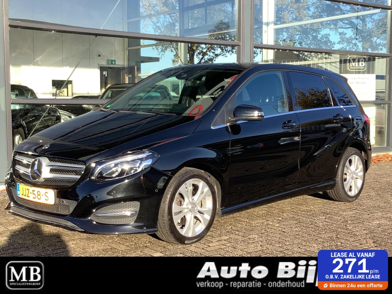 Mercedes-Benz B-klasse - 200 Ambition automaat, achteruitrijcamera, navi, cruise, led verlichting, zeer compleet - AutoWereld.nl