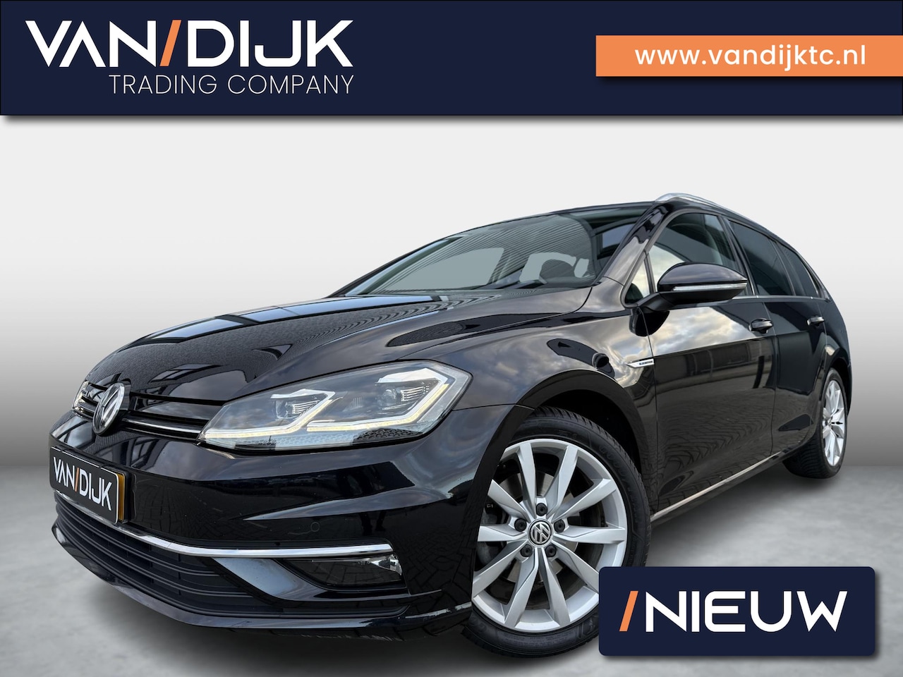 Volkswagen Golf Variant - 1.5 TSI Highline Automaat ✓Virtual Cockpit ✓Full LED ✓Adapt. Cruise ✓Parkeersensoren ✓Lich - AutoWereld.nl