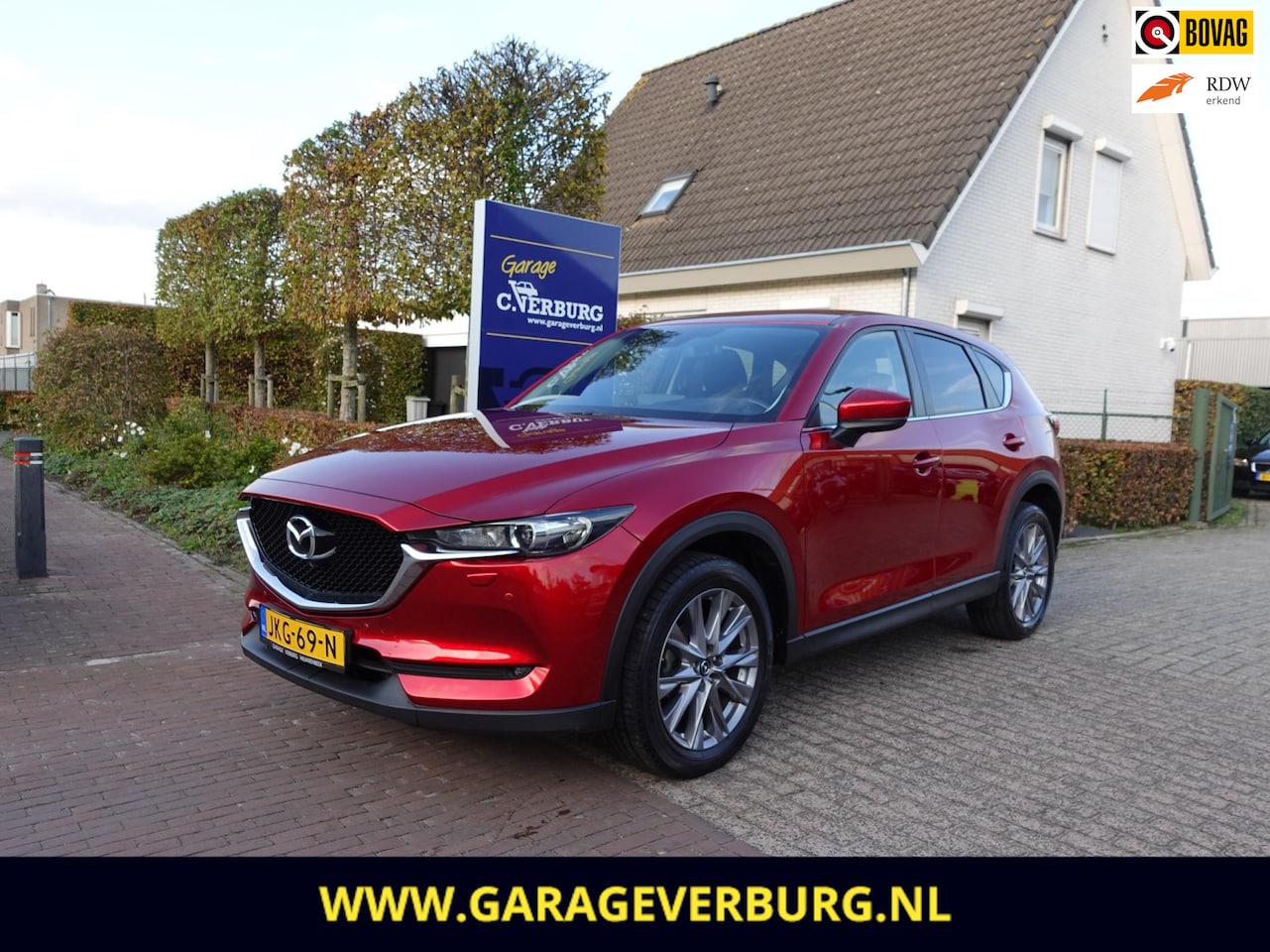 Mazda CX-5 - 2.0 SkyActiv-G 165 Sportive (Navi,Camera360,Cruise,PDC,Stoel+Stuurverwarming,Trekhaak,Elek - AutoWereld.nl