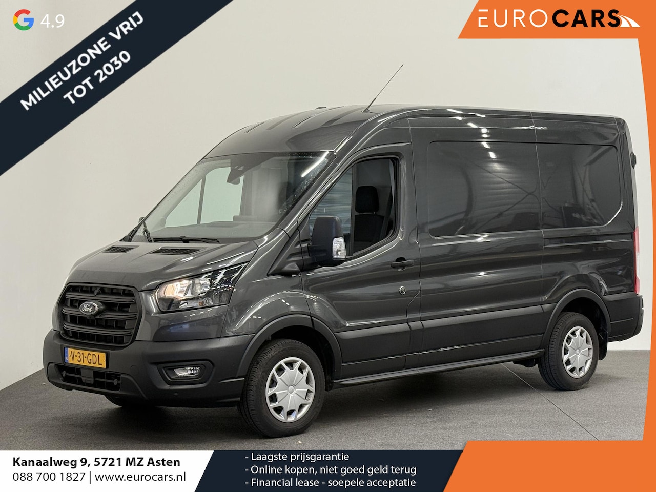 Ford Transit - 310 L2H2 Trend Automaat Airco Bluetooth Camera Cruise Control - AutoWereld.nl