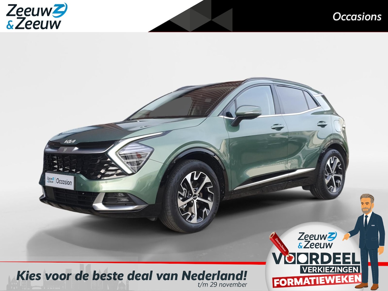 Kia Sportage - 1.6 T-GDi Hybrid DynamicPlusLine | | Trekhaak | Stoel en stuurverwarming | Panoramaschuifd - AutoWereld.nl