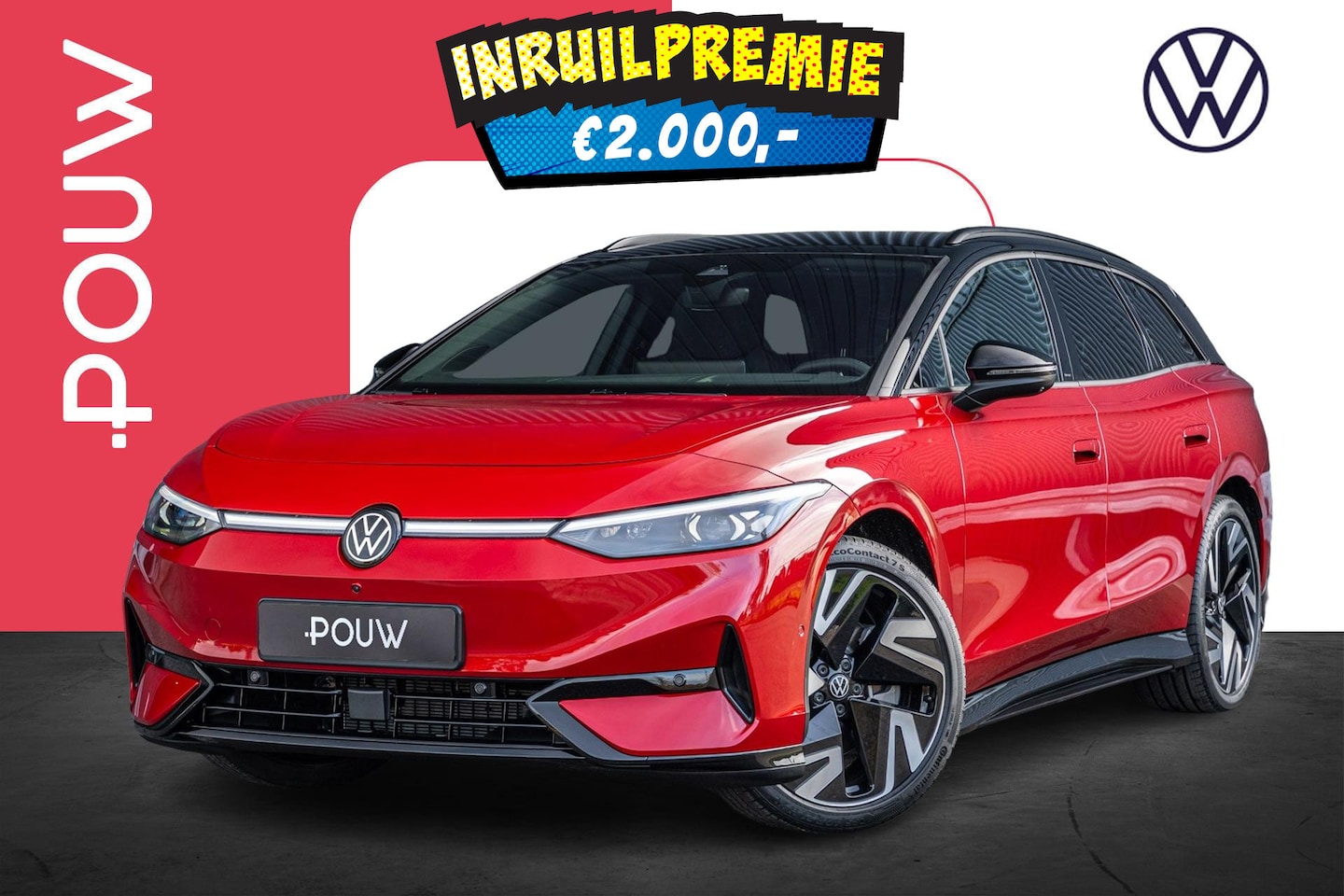 Volkswagen ID.7 Tourer - 286pk Pro Limited Edition 77 kWh | Black Edition Pakket | Trekhaak Wegklapbaar - AutoWereld.nl