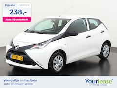Toyota Aygo - 1.0 VVT-i x-now | All-in 238, - Private Lease | Direct uit voorraad