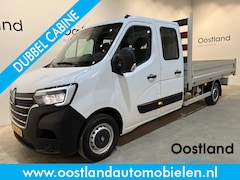 Renault Master - 2.3 dCi 145 PK L3 DC Dubbel Cabine Open Laadbak / Euro 6 / Airco / Trekhaak / Cruise Contr