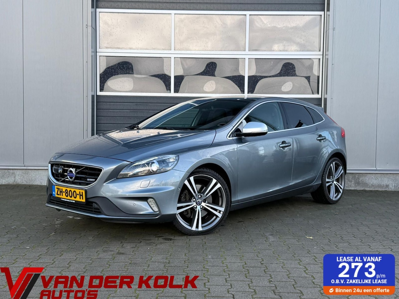 Volvo V40 - 2.0 T5 R-Design 245PK Automaat Panorama Xenon Leder Camera Navi Cruise Climate - AutoWereld.nl