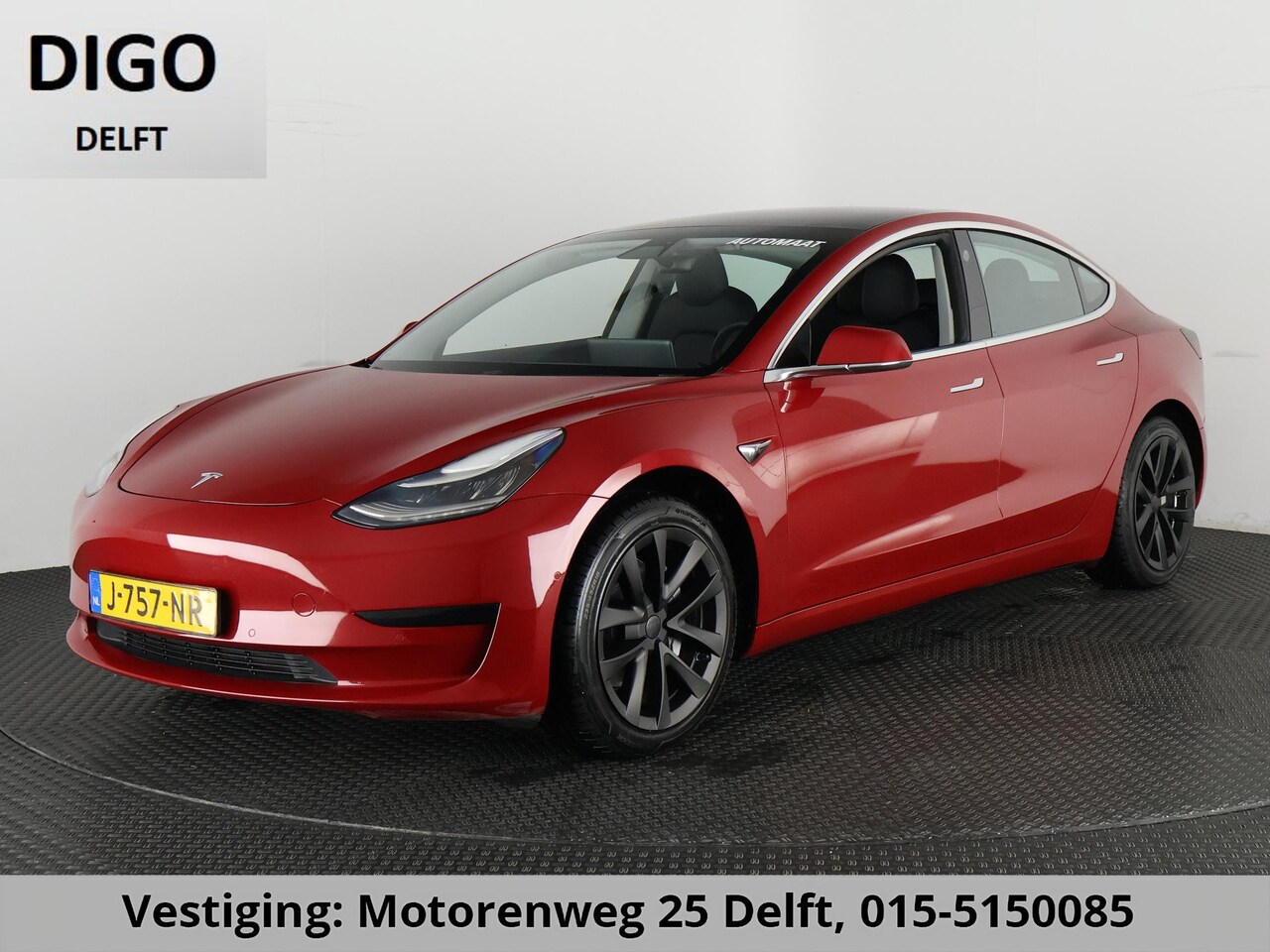 Tesla Model 3 - RWD 60 kWh (238PK) ACCUTEST 91% BEREIK 391 KM GARANTIE MOGELIJK 9-2030* PANO.LEDER. STOELV - AutoWereld.nl