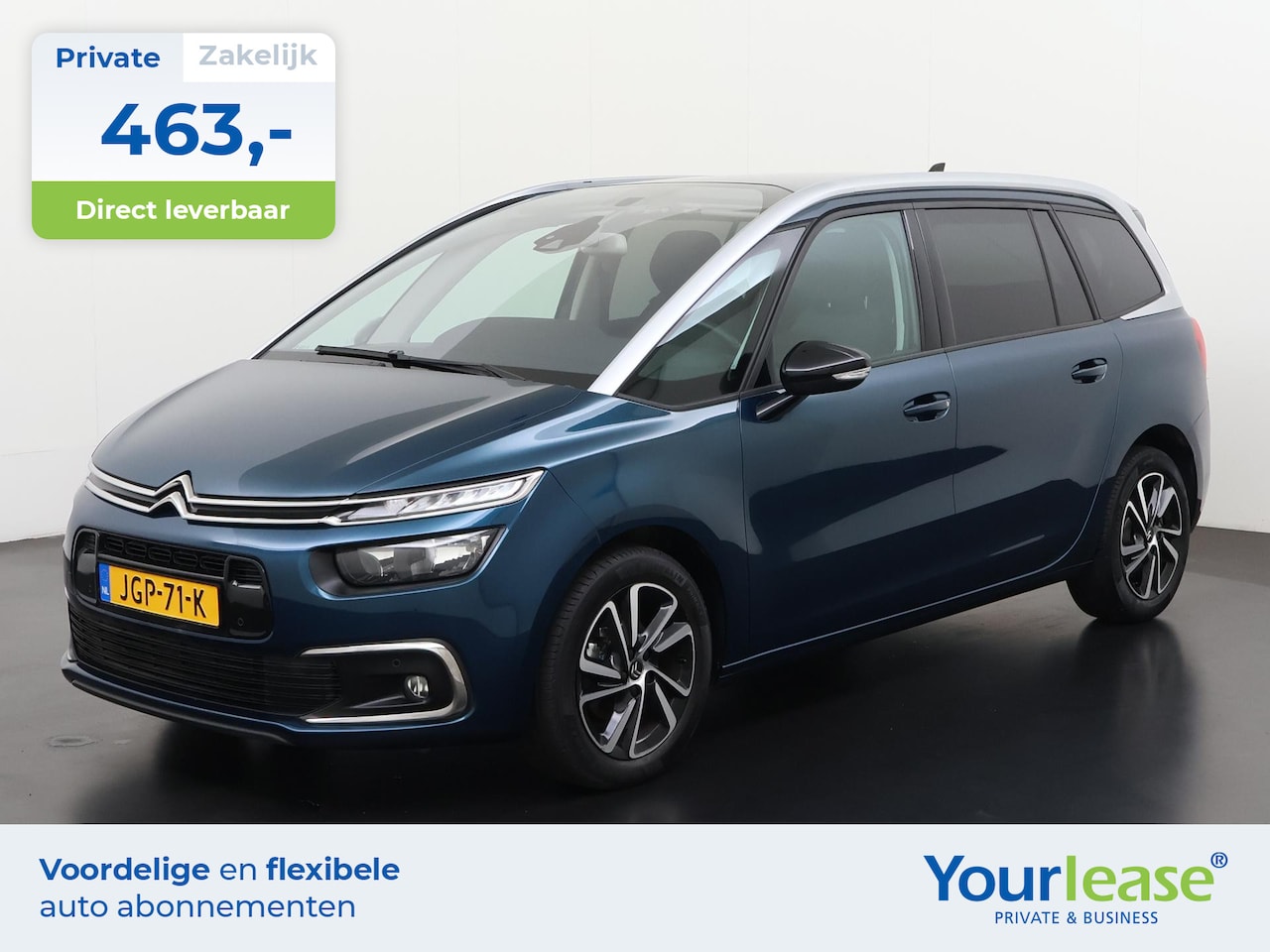 Citroën Grand C4 SpaceTourer - 1.2 PureTech Shine 7-persoons | All-in 463,- Private Lease | Zondag Open! - AutoWereld.nl