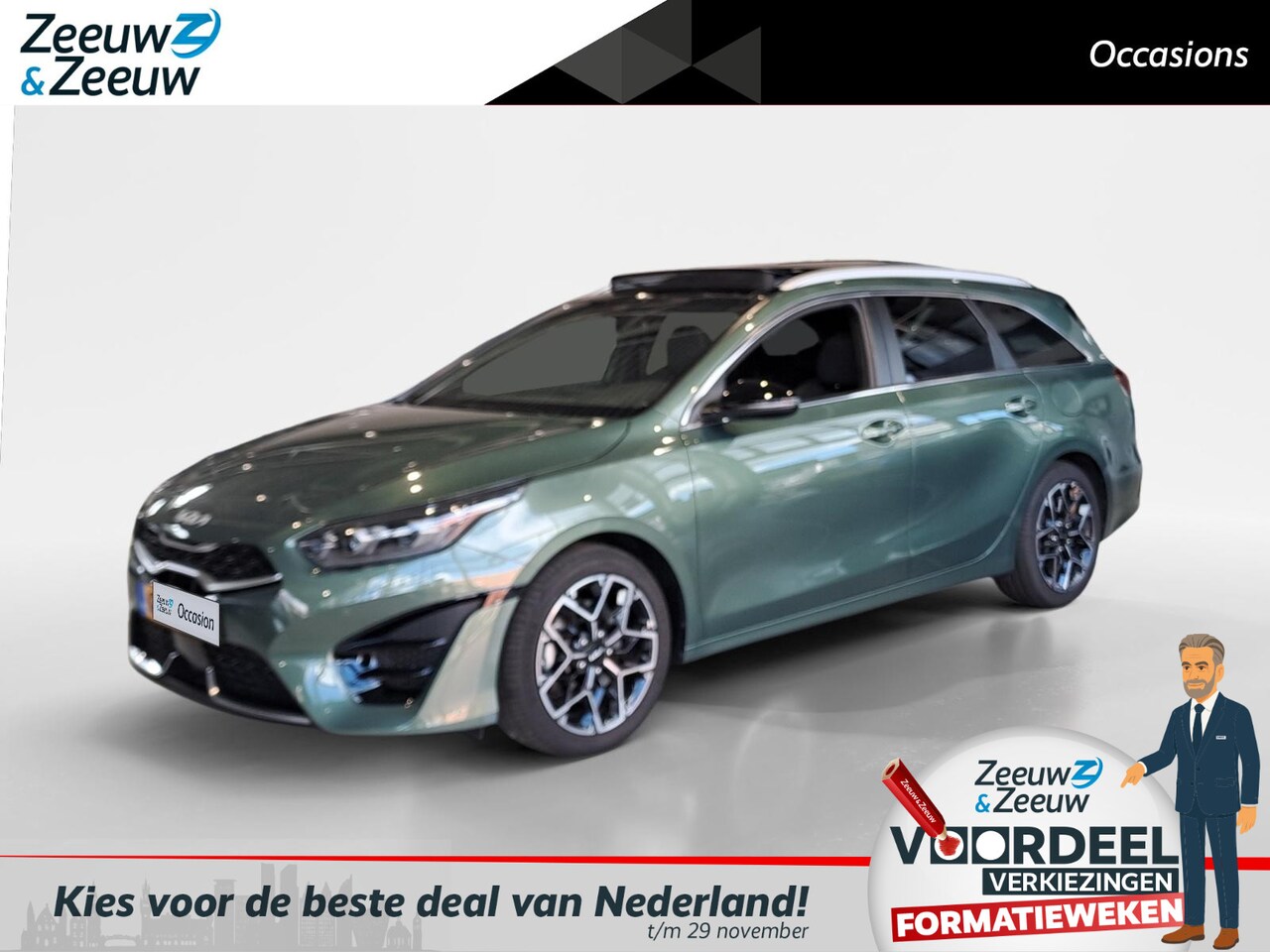 Kia Cee'd Sportswagon - Ceed 1.5 T-GDi GT-Line 140 PK | Metallic lak | Fabrieksgarantie t/m 09-11-2031 + 3x 1 jaar - AutoWereld.nl