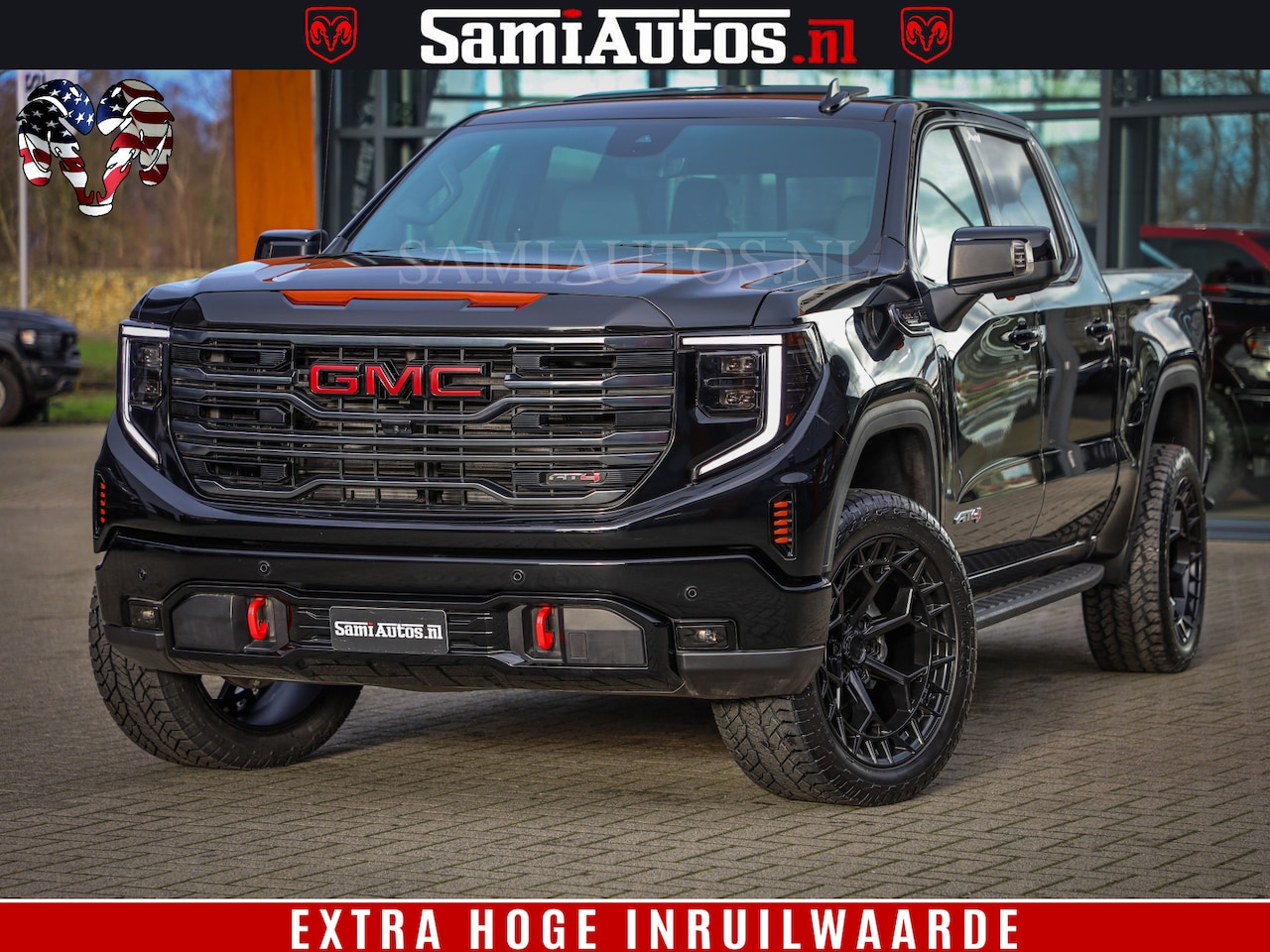 GMC Sierra - AT4 6.2 V8 | Alle opties | Dubbele Cabine met Royale 5 Zitplaatsen | BPM vrij | Nu Leverba - AutoWereld.nl