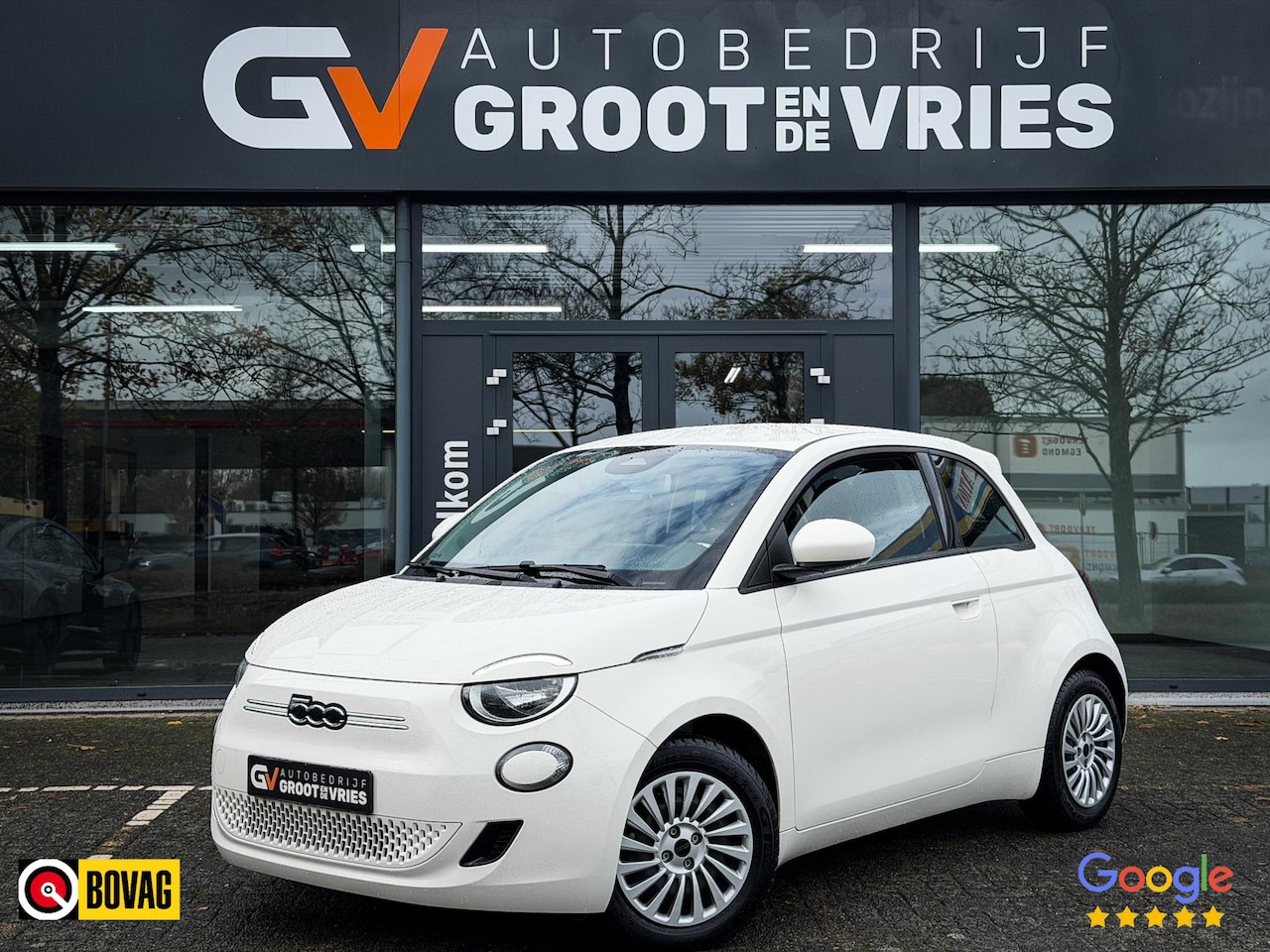 Fiat 500 - Icon 42 kWh Navi|Long range|CarPlay|Cruise|Keyless start - AutoWereld.nl