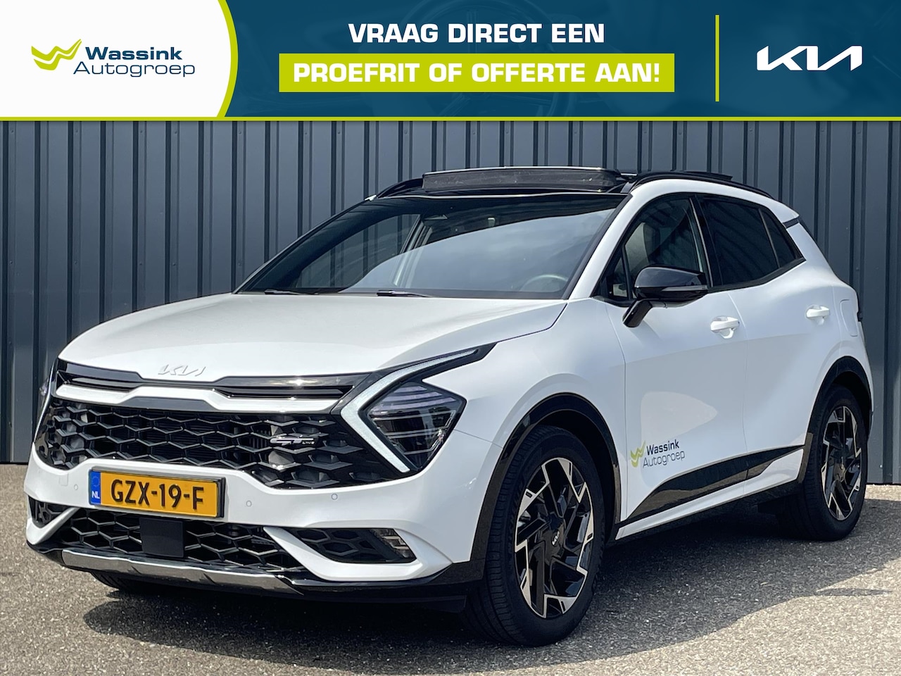 Kia Sportage - 1.6 T-GDi 160pk Mild Hybrid DCT7 GT-Line | Automaat | Stoelverwarming Voor + Achter | Stuu - AutoWereld.nl