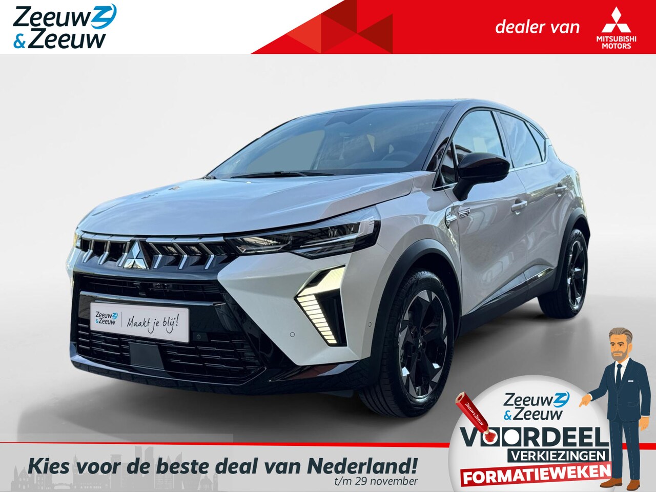 Mitsubishi ASX - 1.8 HEV AT Instyle | €2000,- Korting| Compleet uitgerust | Schuif-kantel dak | Stoel-/stuu - AutoWereld.nl