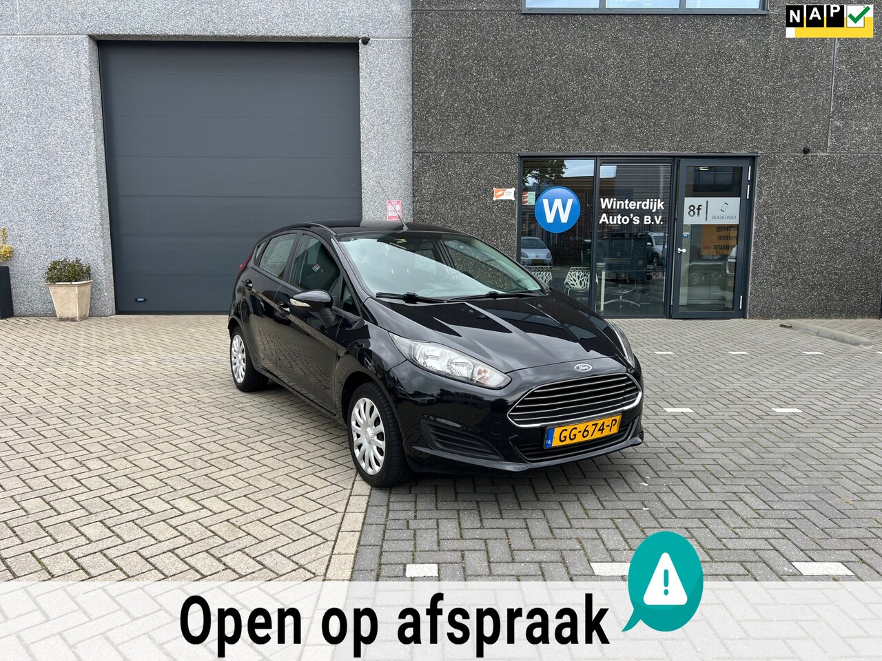 Ford Fiesta - 1.0 Style|Airco|5Drs|Navigatie|Nap|Bluetooth - AutoWereld.nl
