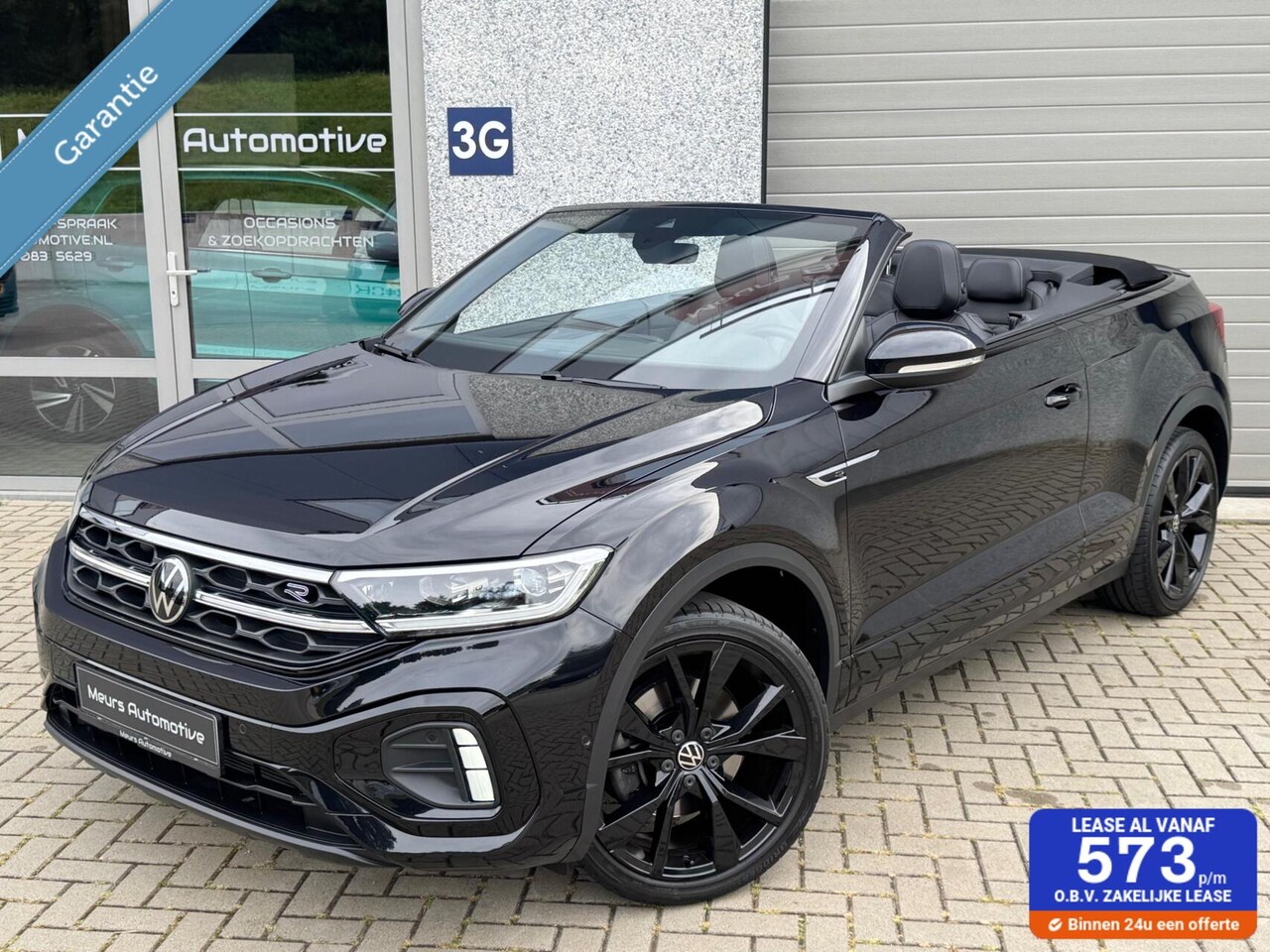 Volkswagen T-Roc Cabrio - 1.5 TSI R-line 19 inch LM velgen/Leder/Virtual/Blackpack/Garantie/Beats - AutoWereld.nl