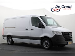 Mercedes-Benz Sprinter - 317 CDI Aut. L2H1 Leer, Standkachel, Camera, 3-Zits, Airco, Cruise, Apple Carplay, DAB