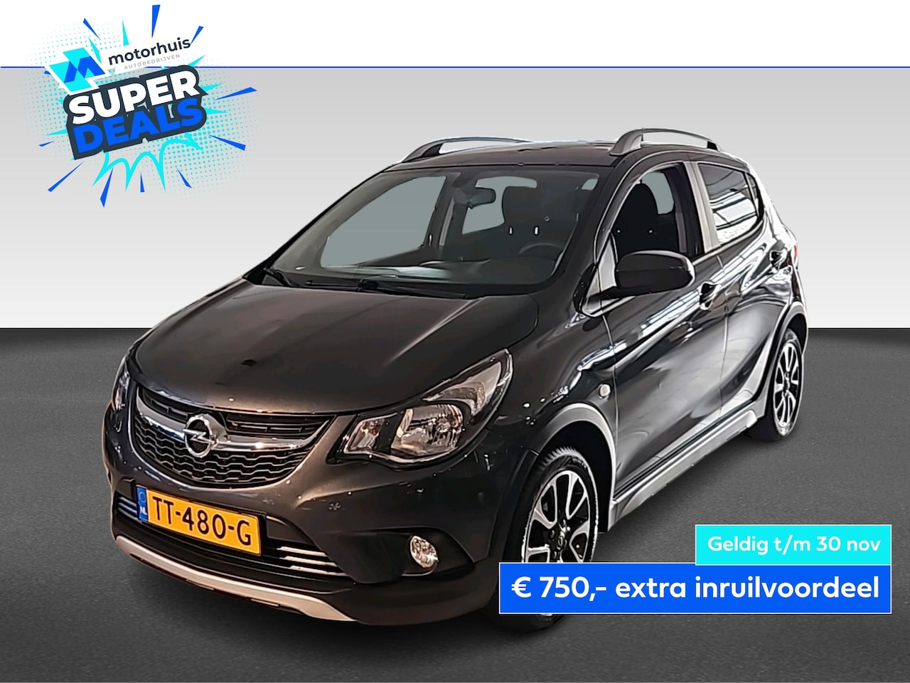Opel Karl - | 1.0i-12V | 75pk | ROCKS | Online Edition | Airconditioning | Navigatie | Cruise Control - AutoWereld.nl
