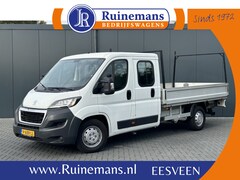 Peugeot Boxer - 2.0 164 PK EURO 6 / PICK UP / OPEN LAADBAK / 49.917KM / 1e EIG. / 7-PERS DUBBELE CABINE /