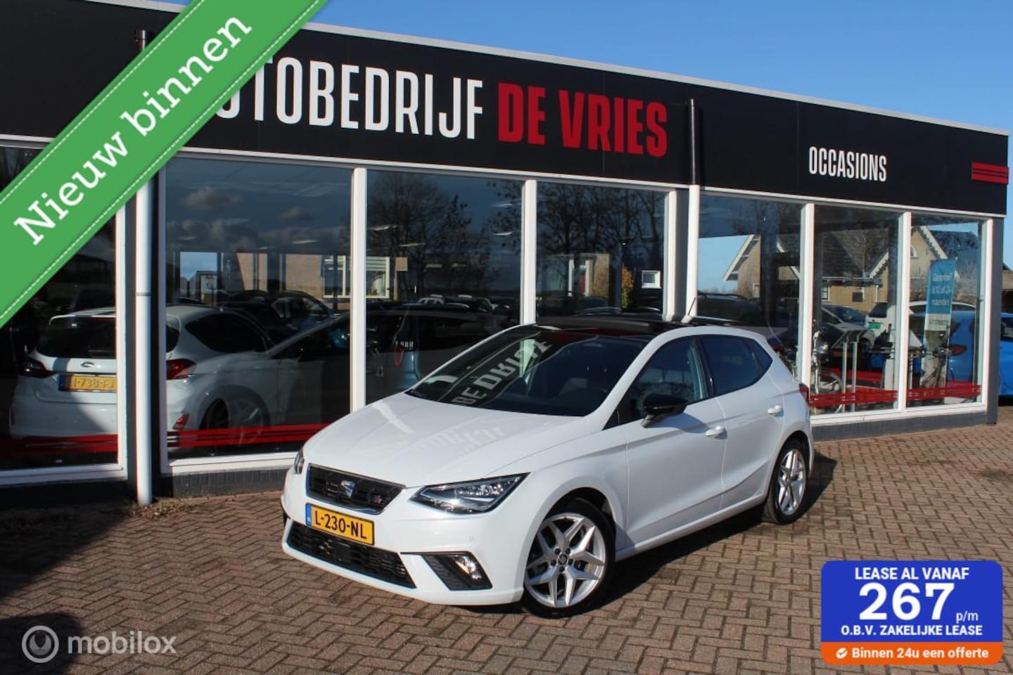 SEAT Ibiza - 1.5 TSI FR 150PK Pano/Virtual/Stoelverw/BEATS/NAP - AutoWereld.nl