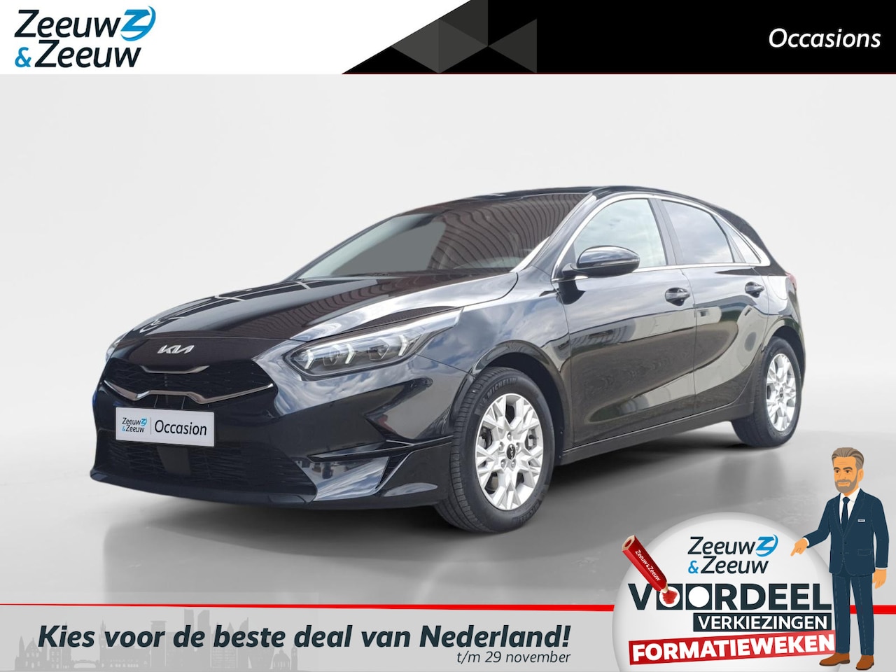 Kia Cee'd - Ceed 1.0 T-GDi DynamicPlusLine | Stoel en stuurverwarming | Dodehoek detectie | Navigatie - AutoWereld.nl