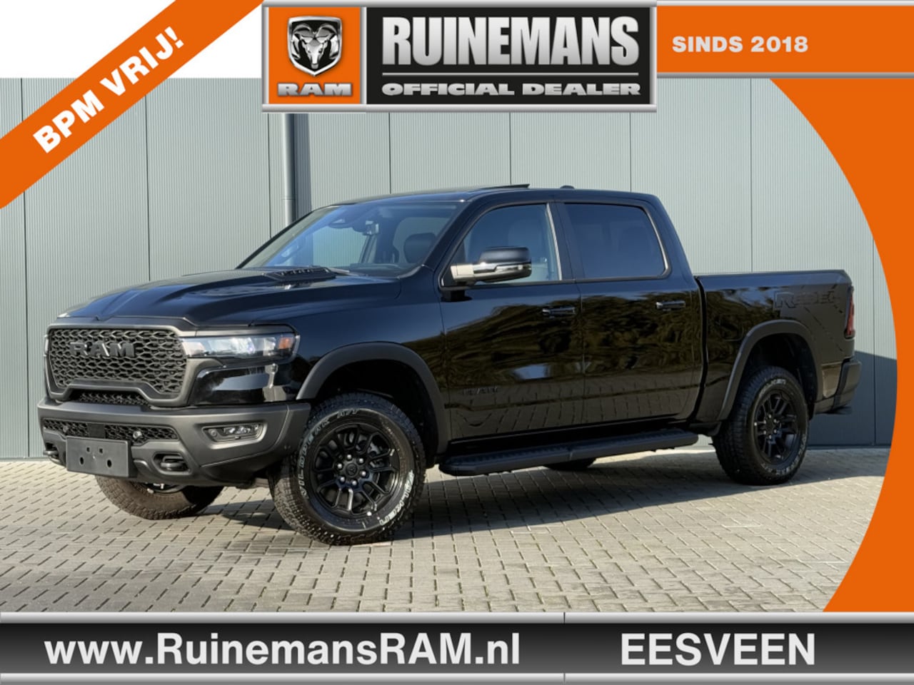 Dodge Ram 1500 - 3.0 420 PK REBEL PREMIUM / LUCHTVERING / 2025 MODEL / NIGHT EDITION / PANO / 360 CAMERA / - AutoWereld.nl