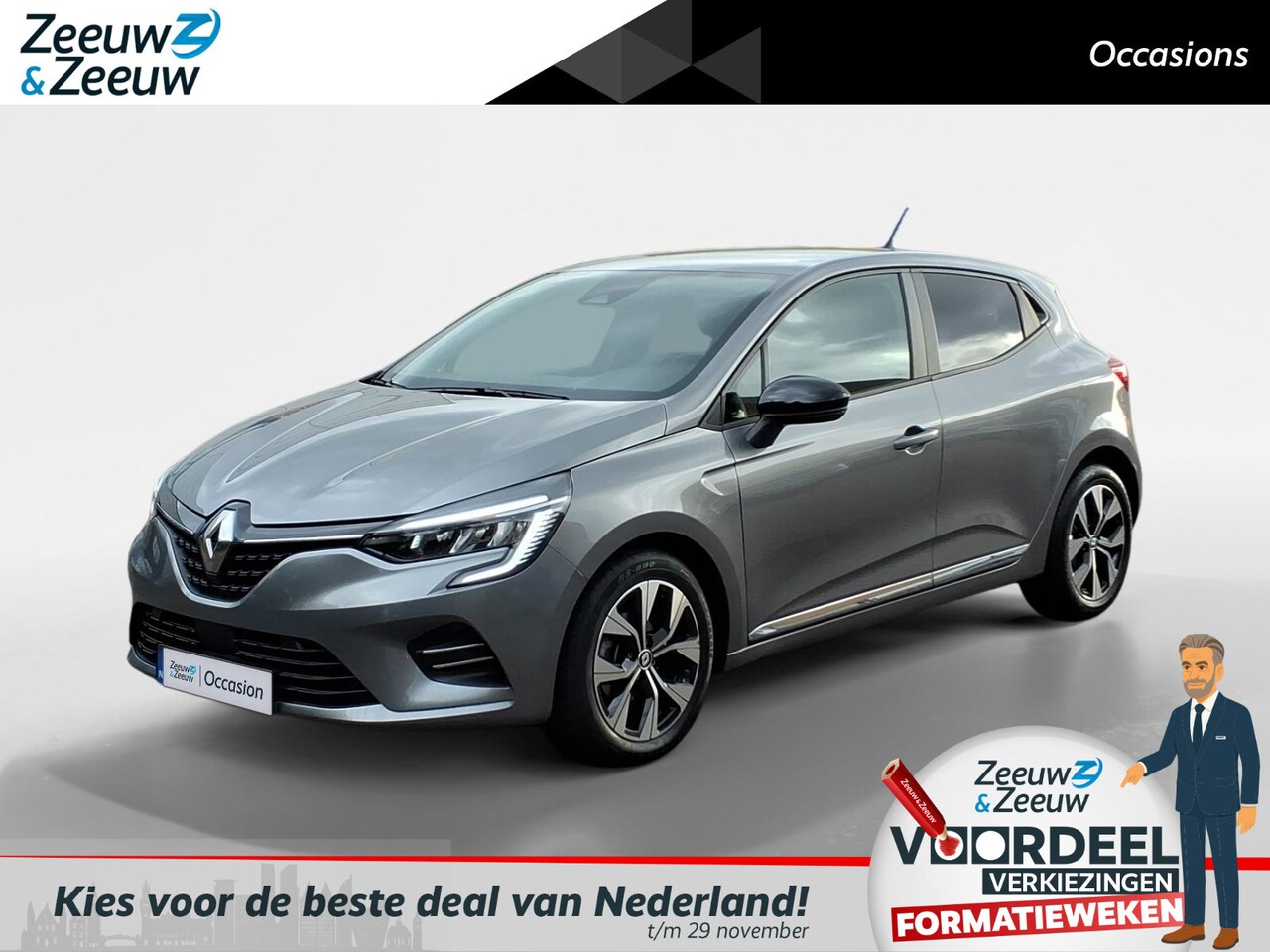 Renault Clio - 1.0 TCe 90 Evolution Navigatie | Camera | Bluetooth | Parkeersensoren | LMV | Airco | 12 M - AutoWereld.nl