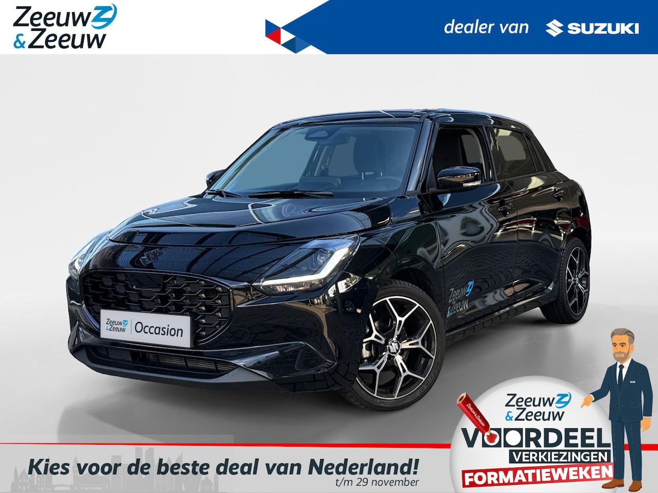 Suzuki Swift - 1.2 Style Smart Hybrid | Apple Carplay/Android Auto | ACC | BLISS | Climate Control | LMV - AutoWereld.nl