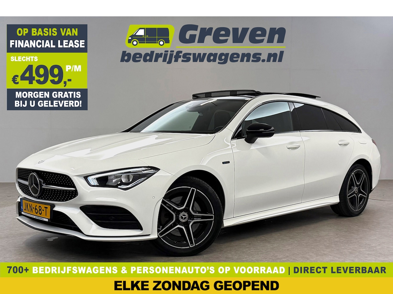 Mercedes-Benz CLA-klasse Shooting Brake - 250 e AMG Night | Pano | Sfeerverl. | Burmester | Virtual | Camera | Trekh. | Carplay | Ad - AutoWereld.nl