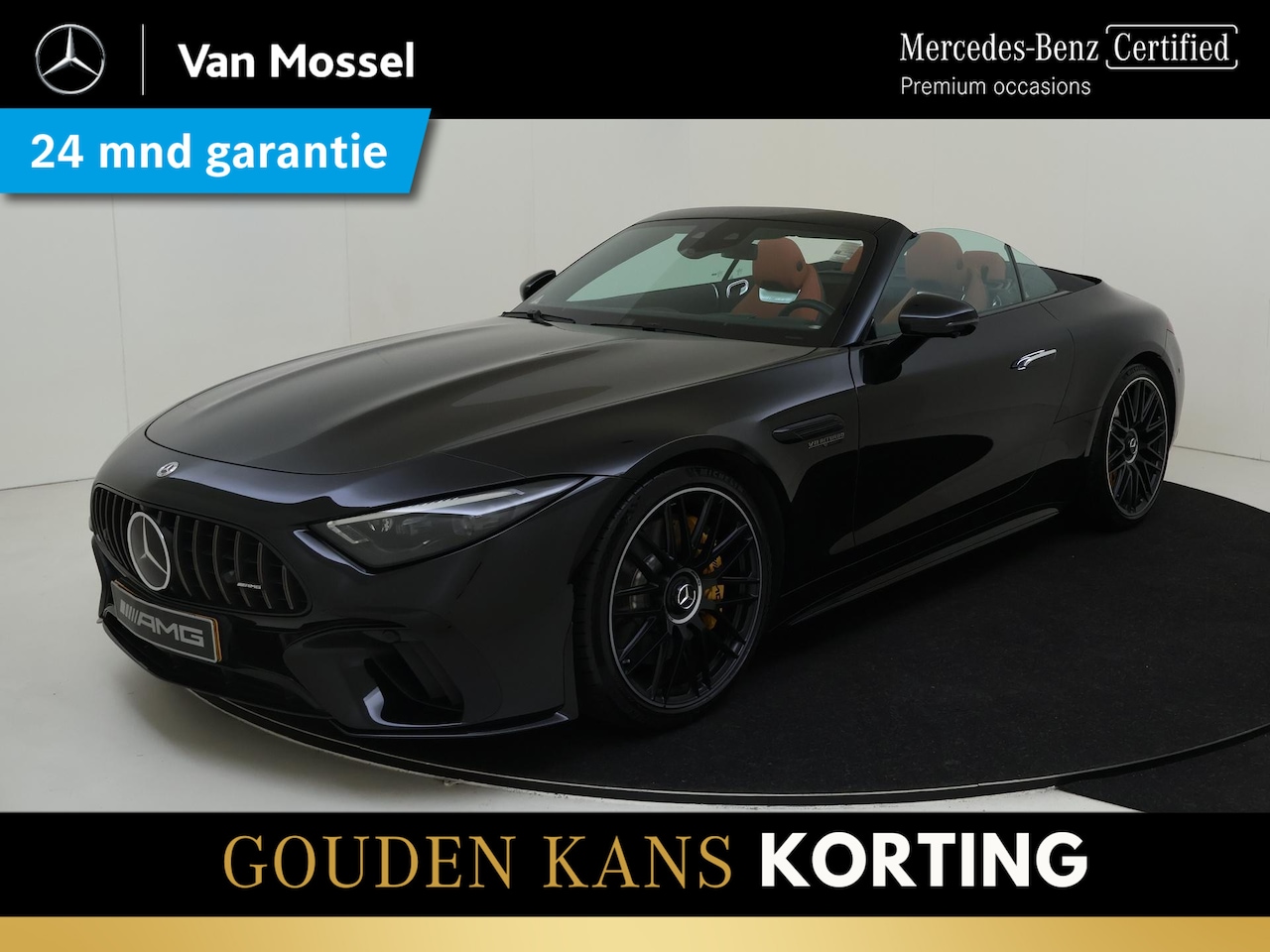 Mercedes-Benz SL-klasse Cabrio - 63 AMG 4MATIC+ Roadster Mercedes-Benz SL-klasse Roadster 63 4MATIC+ /Airscarf /Night pakke - AutoWereld.nl
