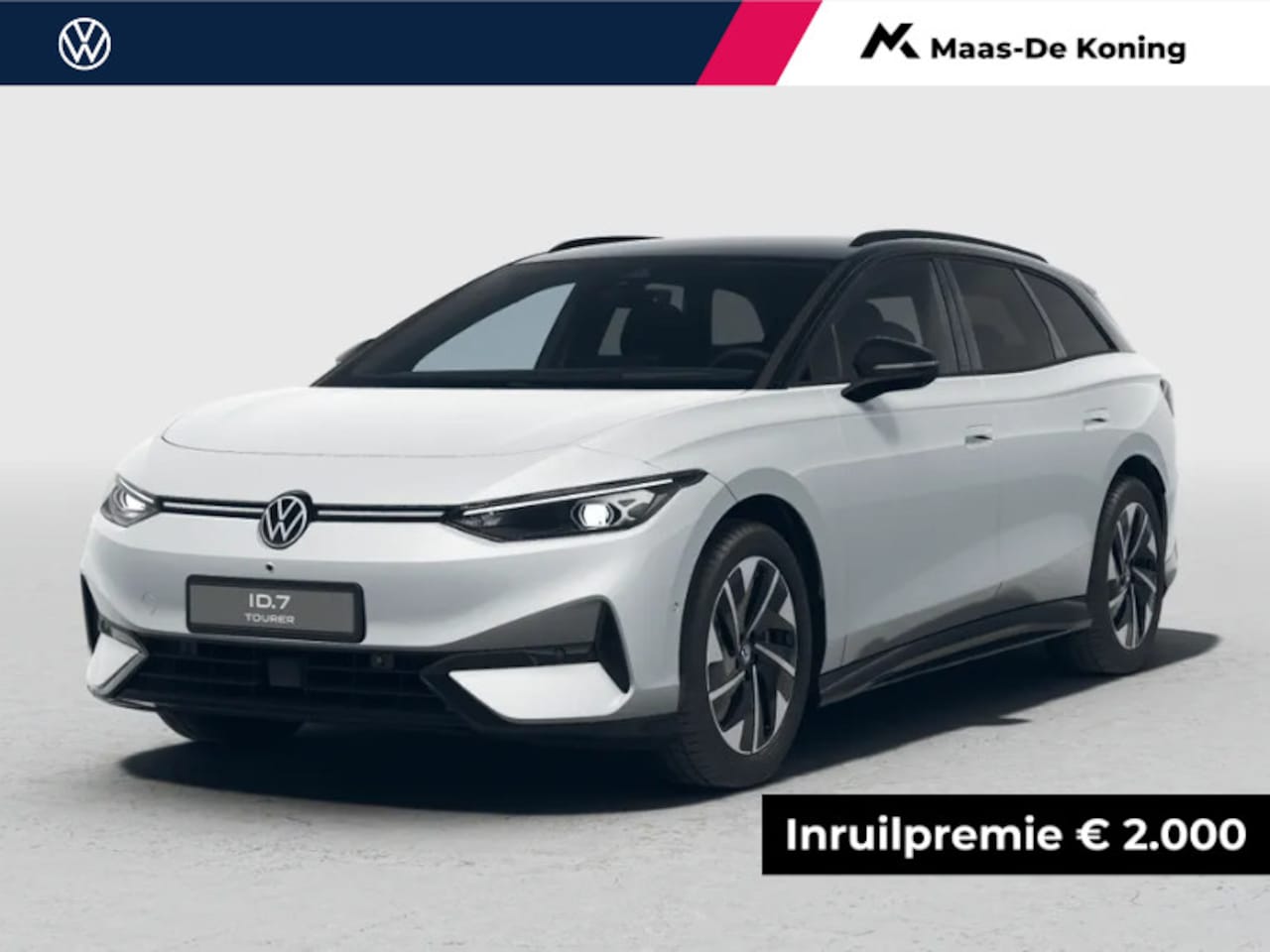 Volkswagen ID.7 Tourer - Limited Edition 77 kWh accu 286 PK · verwarmd stuurwiel · Draadloze telefoonlader · - AutoWereld.nl