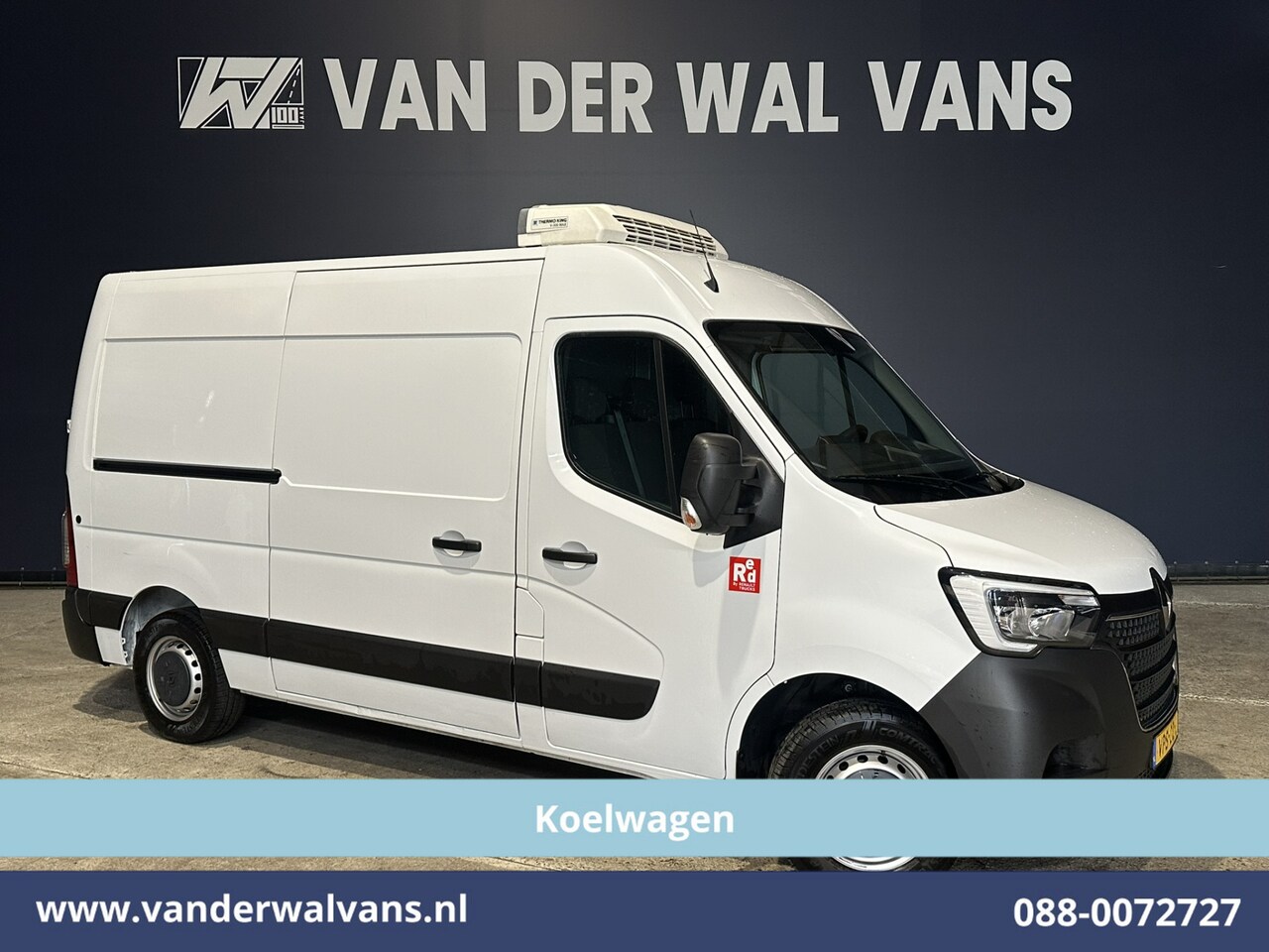 Renault Master - 2.3 dCi 136pk L2H2 Koelwagen Thermoking V-300 MAX Vriezen -20°C tot verwarmen + 20°C Dag + - AutoWereld.nl