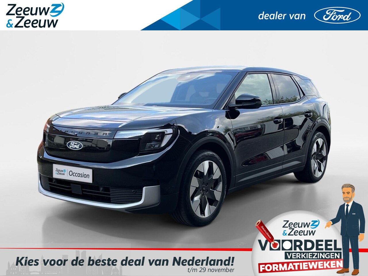 Ford Explorer - Premium Extended Range RWD 77 kWh 286pk | €1.000.- korting | 0,99% rente | Tot 5.000km gra - AutoWereld.nl
