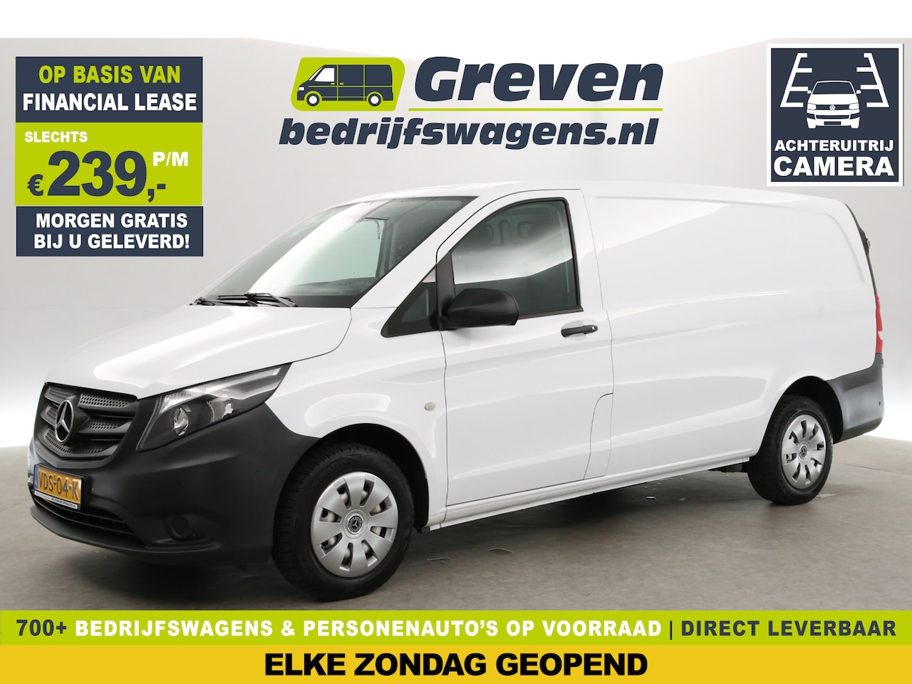 Mercedes-Benz Vito - 114 CDI Lang | Airco | Cruise | Camera | Navi | Parkeersens. | Trekh. - AutoWereld.nl