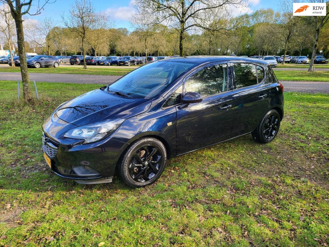 Opel Corsa - 1.2 Black Edition, Navi, Airco, Cruise enz - AutoWereld.nl