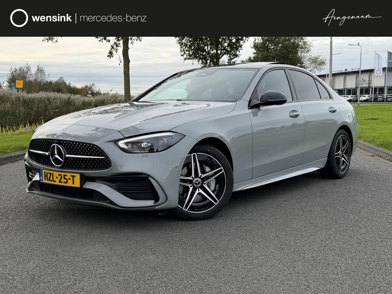 Mercedes-Benz C-klasse - 180 Business Solution AMG | Panoramadak | Sportstoelen | Digital Light | 360 Camera | DAB - AutoWereld.nl