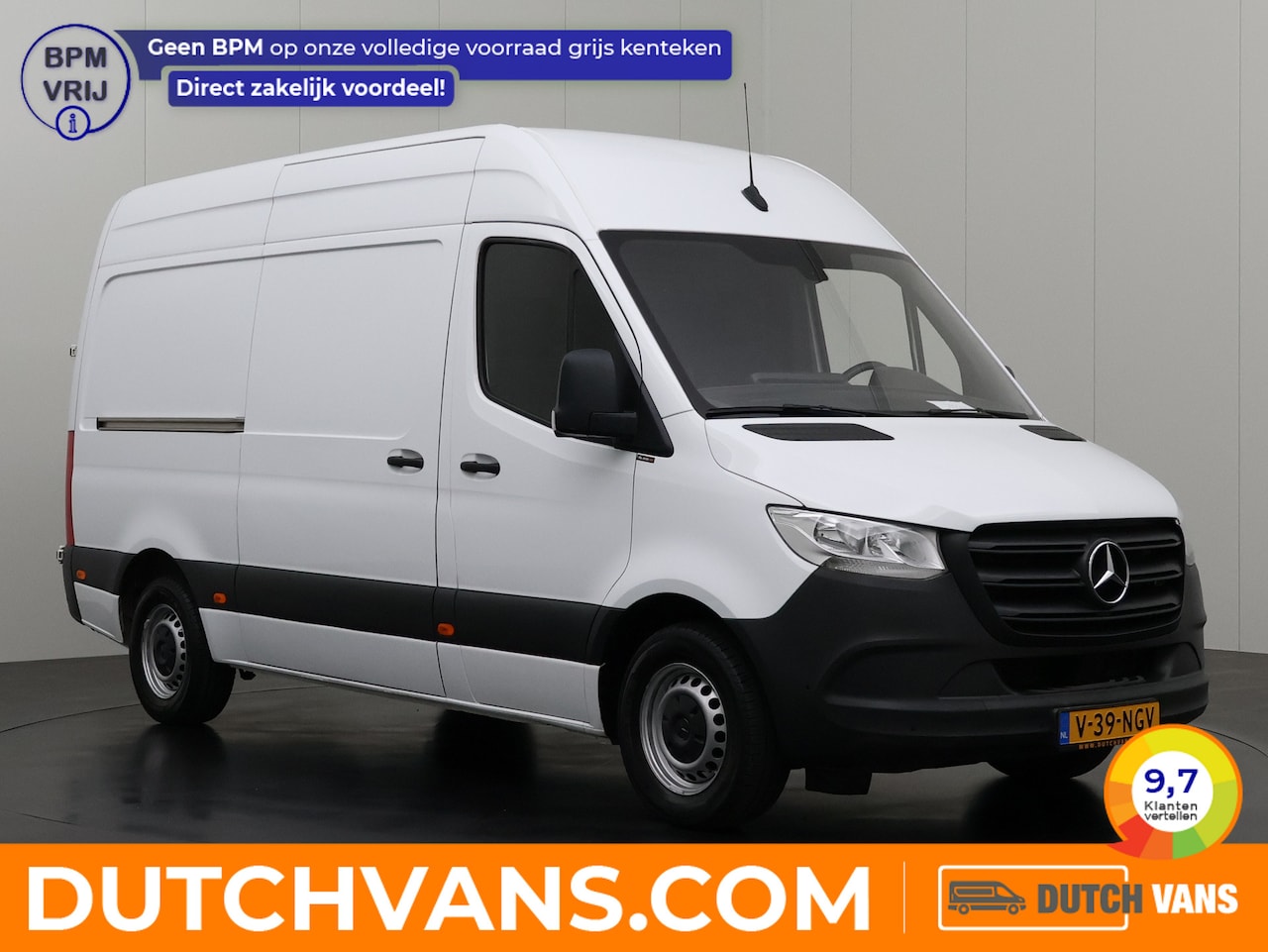 Mercedes-Benz Sprinter - 315CDi L2H2 | Mbux Touchscreen | Airco | Cruise | 3-Persoons | Betimmering - AutoWereld.nl
