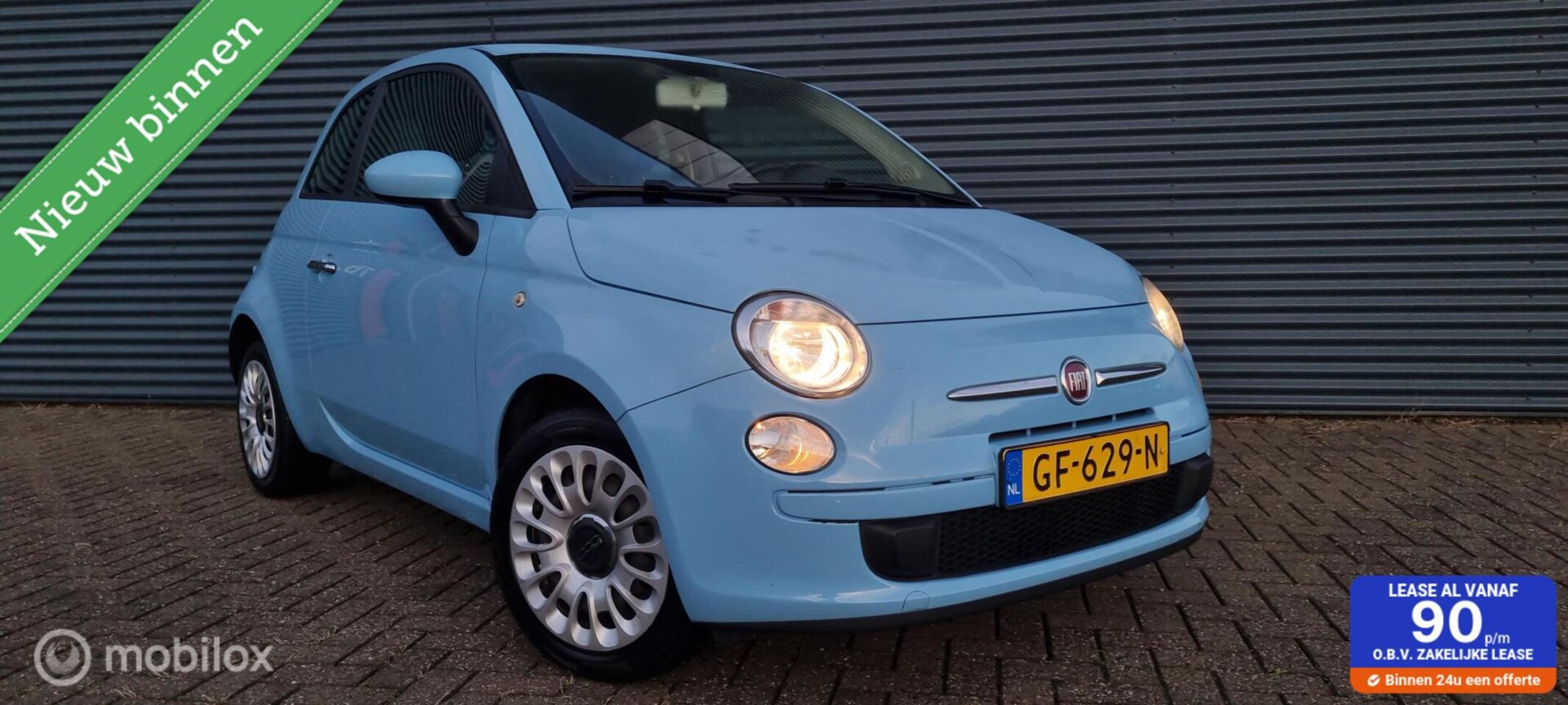 Fiat 500 - 1.0 TwinAir Pop Airco/Bluetooth - AutoWereld.nl