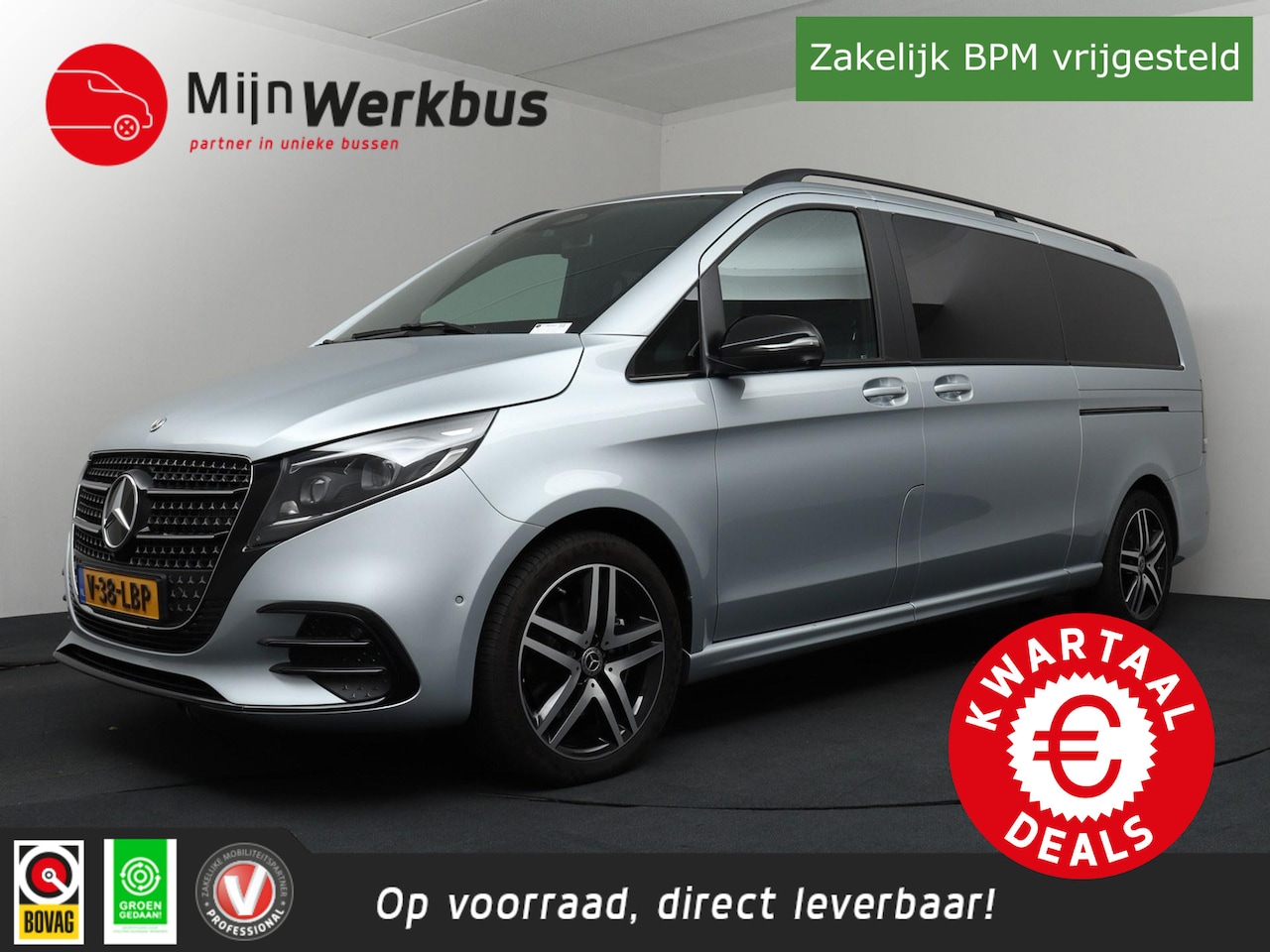 Mercedes-Benz V-klasse - 300d L3 Avantgarde DC Luchtvering/ Airmatic | ACC | AMG Pakket Winterpakket ! - AutoWereld.nl