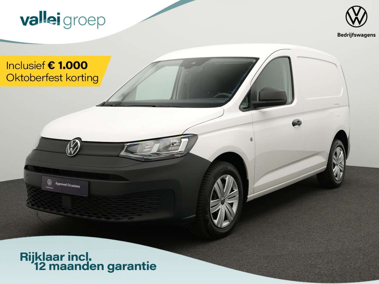 Volkswagen Caddy Cargo - 1.5 TSI 114 pk | Trekhaak | Navigatie | Parkeersensoren achter | Apple Carplay / Android A - AutoWereld.nl