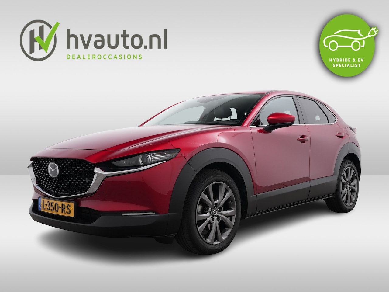 Mazda CX-30 - 2.0 e-SKYACTIV-X M 180PK HYBRID LUXURY BOSE | Leer | Adaptive Cruise | Bose - AutoWereld.nl