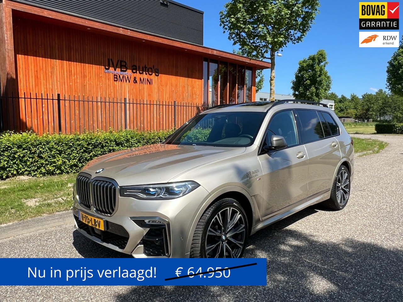BMW X7 - M50d G07 Grijs kenteken, individual, 3500kg trekhaak, B&W grijskenteken (X5) - AutoWereld.nl