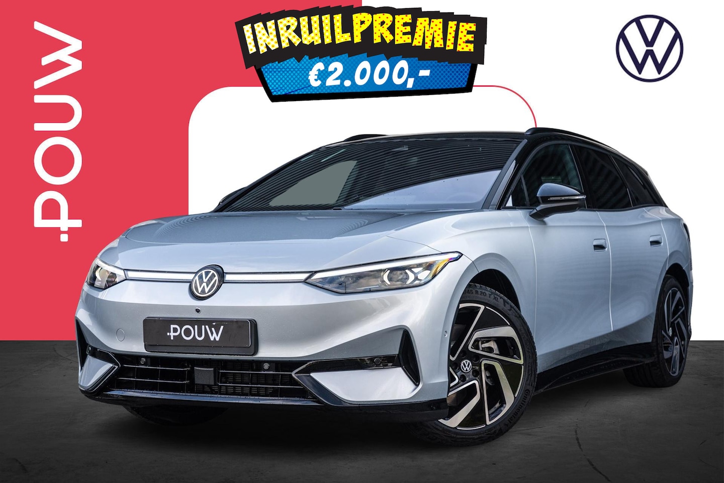 Volkswagen ID.7 Tourer - 286pk Pro Limited Edition 77 kWh | 20" Velgen | Trekhaak Wegklapbaar - AutoWereld.nl